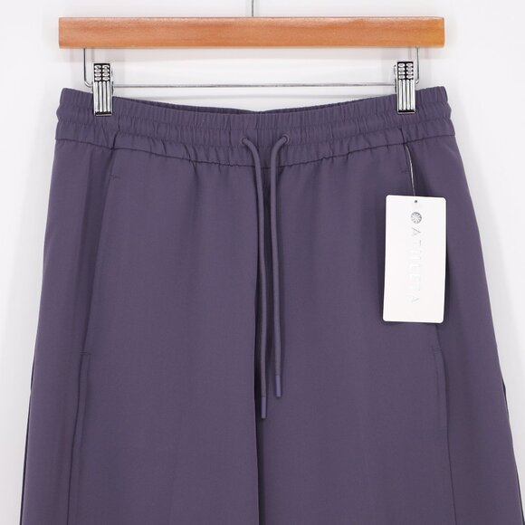 NWT ATHLETA Stride Pant Wide-Leg Pull-On Relaxed Nightfall Purple Size XS - Picture 5 of 12